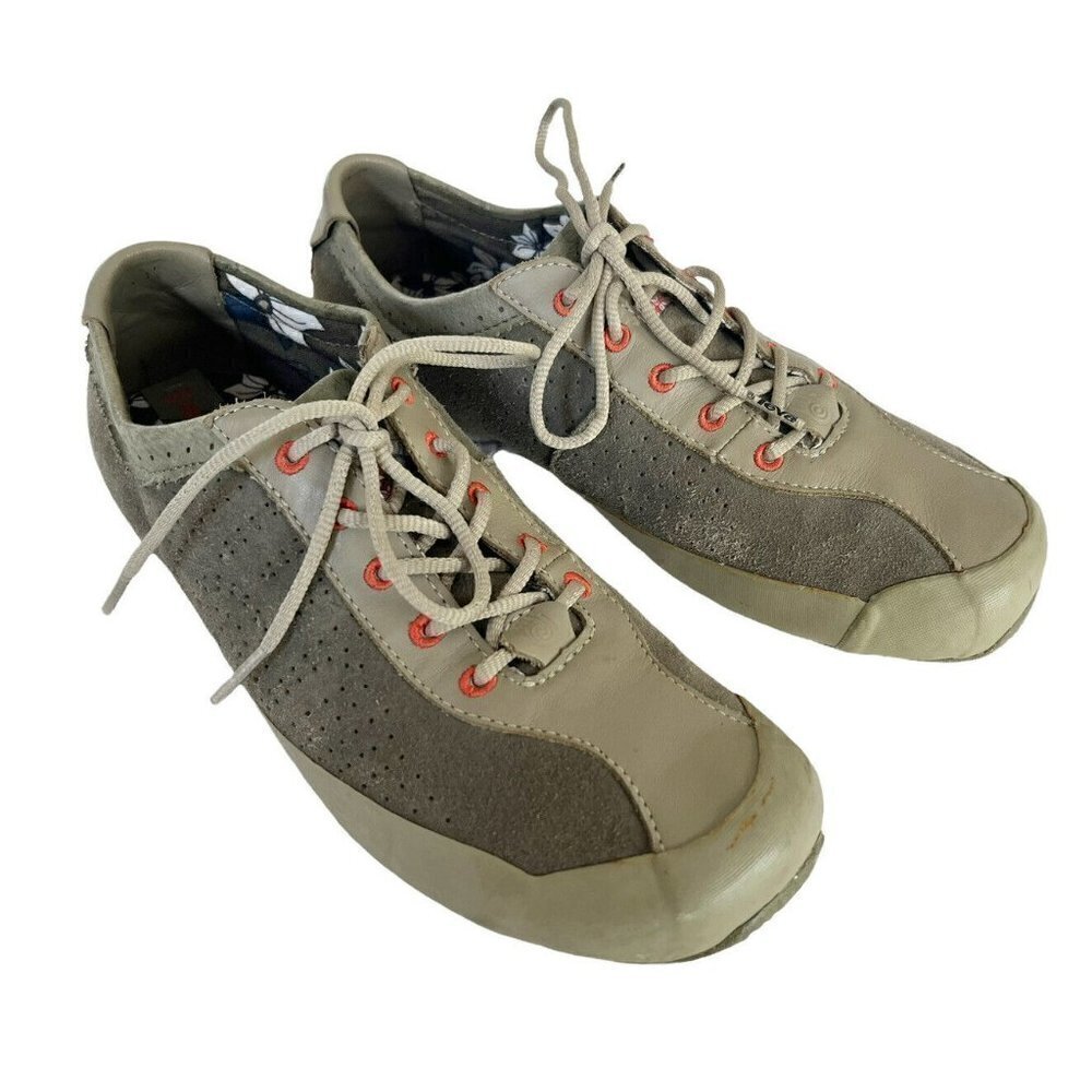 Teva Women's Sz 9 Olive Green Suede Leather Lace Up Hiking Athletic Shoes
